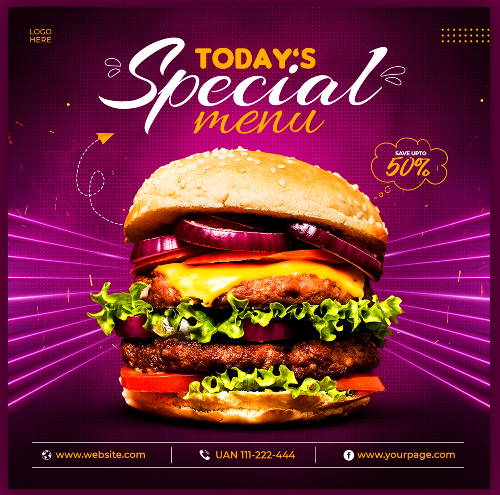 Burger-Food-poster-Bloominghives